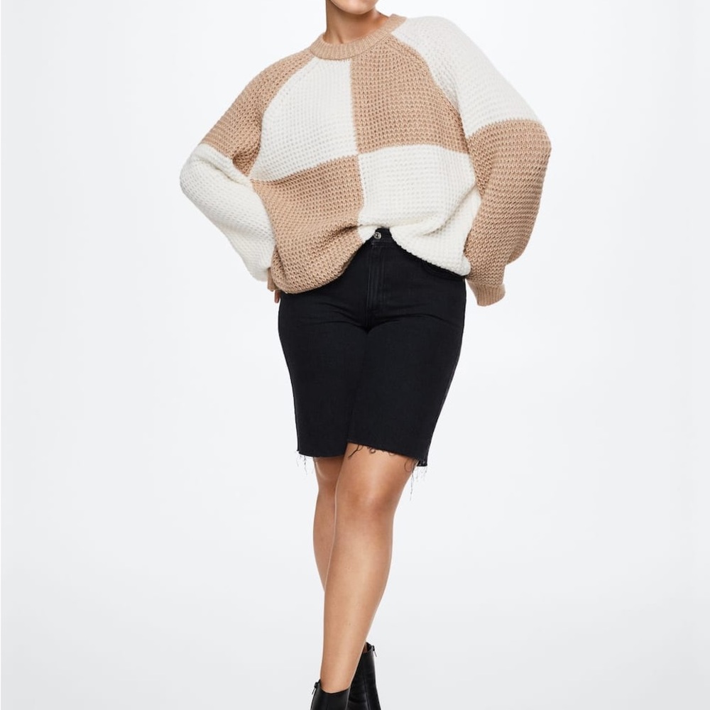 Mango - Reverse knit sweater - size 2xl